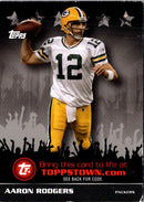 2009 Topps ToppsTown Silver Aaron Rodgers