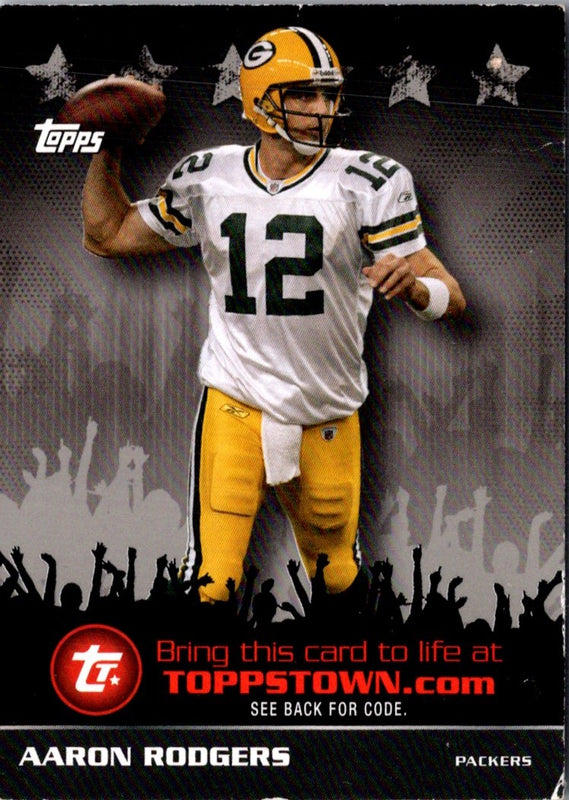 2009 Topps ToppsTown Silver Aaron Rodgers #TTT3