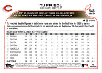 2022 Topps TJ Friedl #546 Rookie
