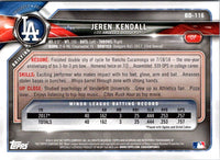 2018 Bowman Draft Jeren Kendall #BD-116