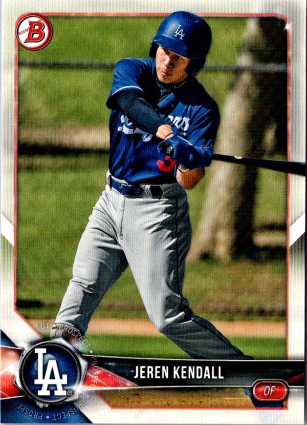 2018 Bowman Draft Jeren Kendall #BD-116