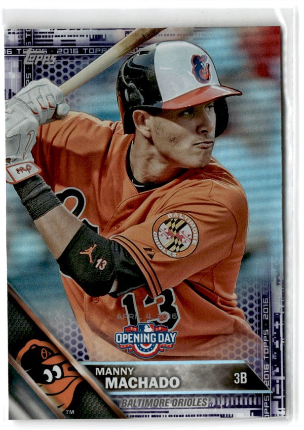 2016 Topps Opening Day Manny Machado #OD-104