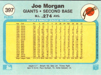 1982 Fleer Joe Morgan #397