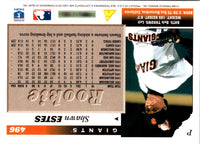 1996 Score Shawn Estes #496
