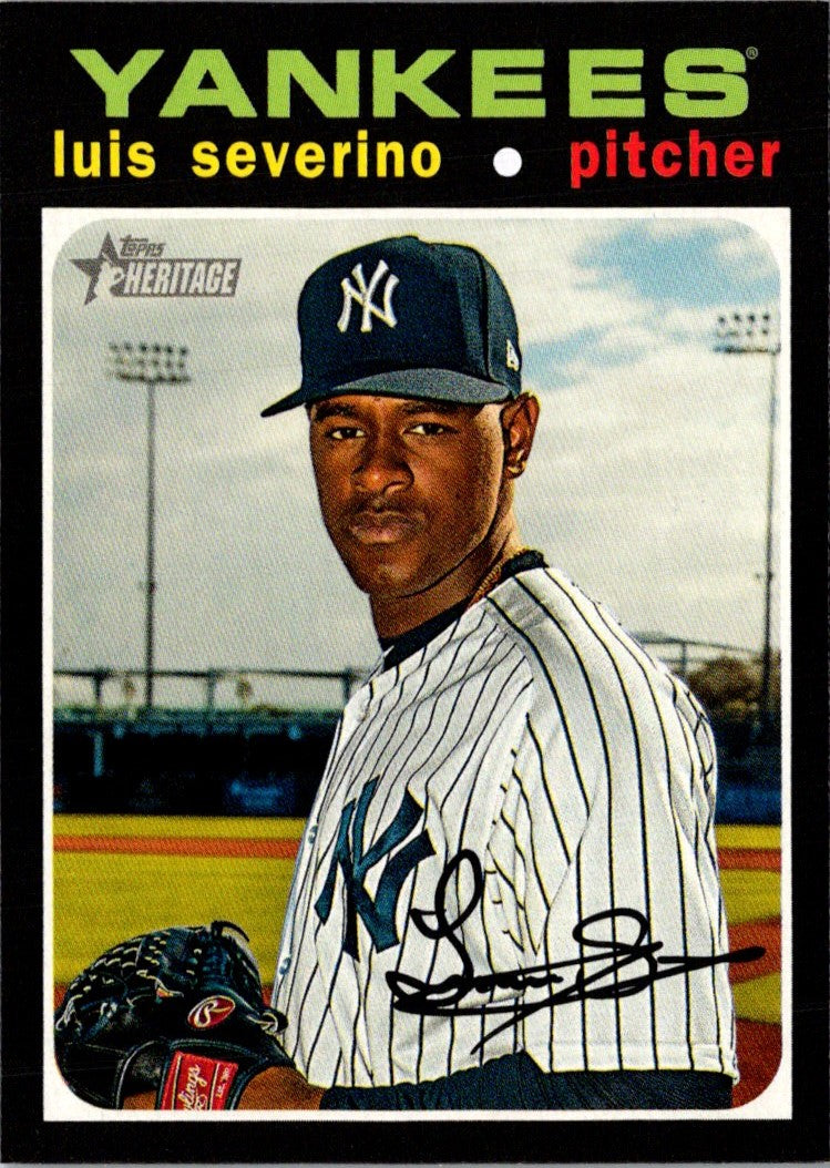 2020 Topps Heritage Luis Severino