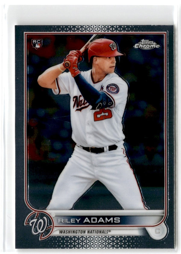 2022 Topps Chrome Riley Adams #103 Rookie