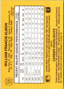 1987 Donruss Bill Almon
