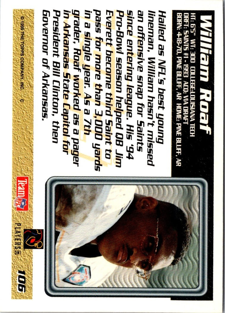 1995 Topps Factory Panthers William Roaf