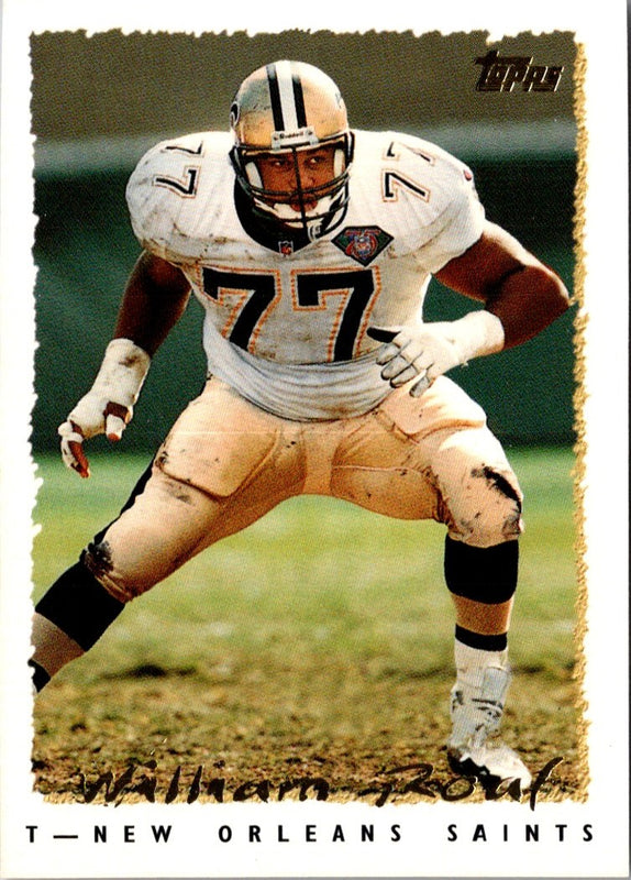 1995 Topps Factory Panthers William Roaf #106