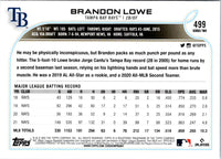 2022 Topps Brandon Lowe #499