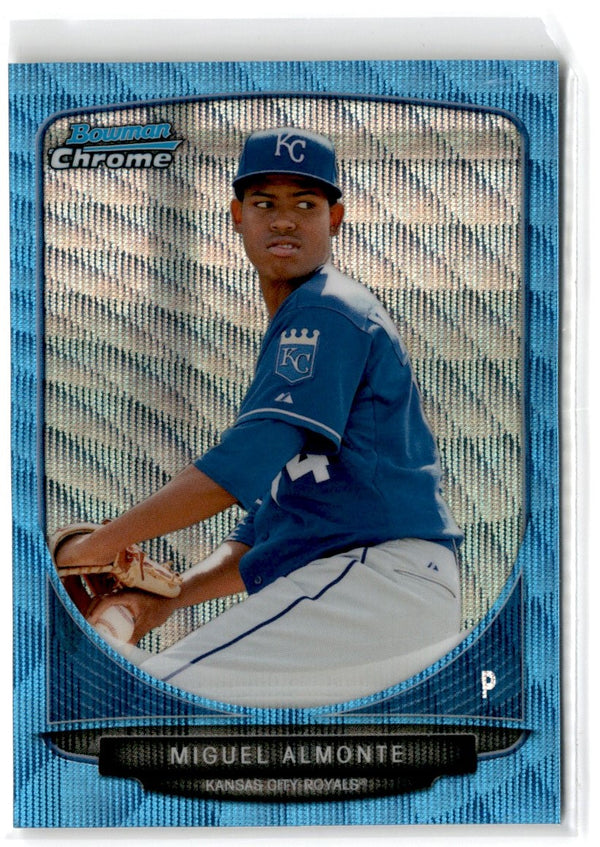 2013 Bowman Chrome Prospects Blue Wave Miguel Almonte #BCP131