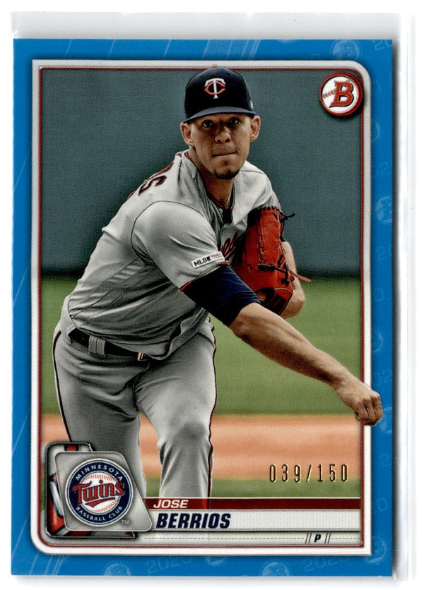 2020 Bowman Blue Jose Berrios #32 039/150