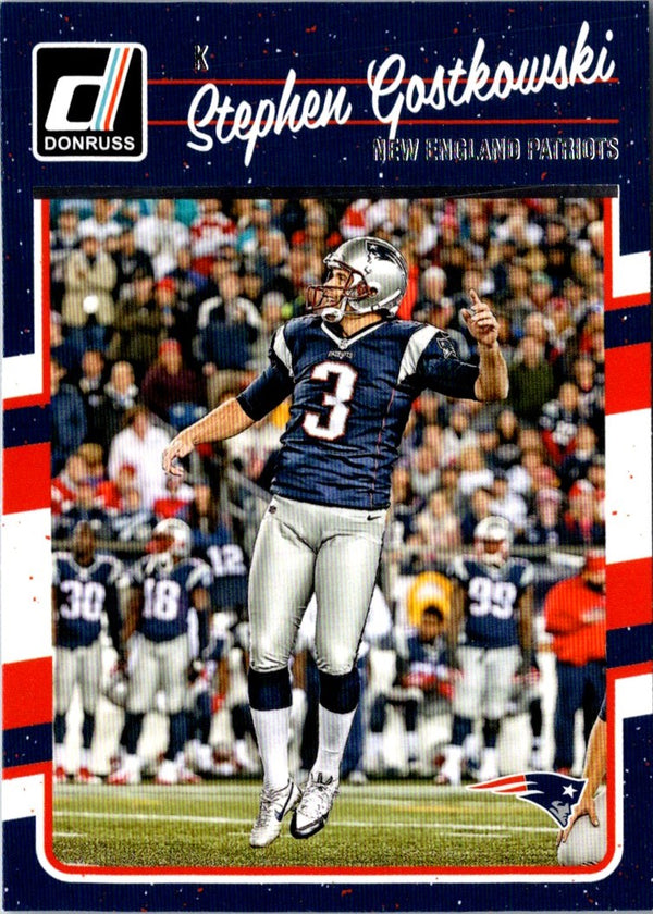 2016 Donruss Stephen Gostkowski #186