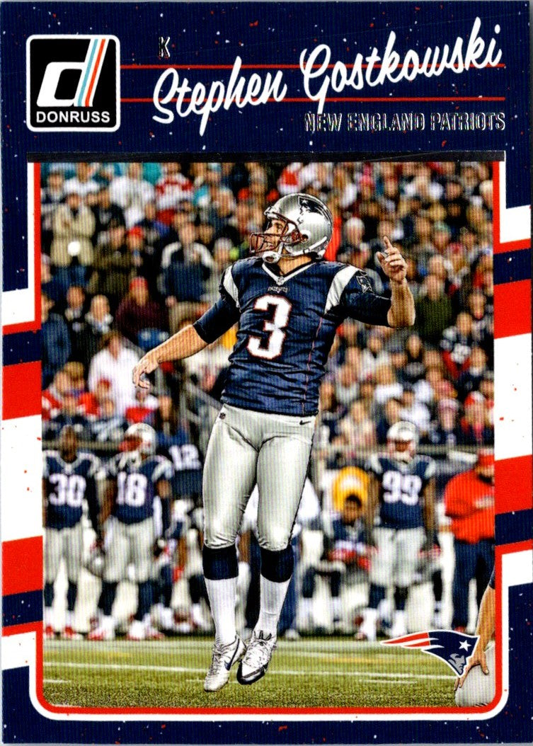 2016 Donruss Stephen Gostkowski