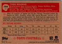 2006 Topps Heritage Todd Bouman #184