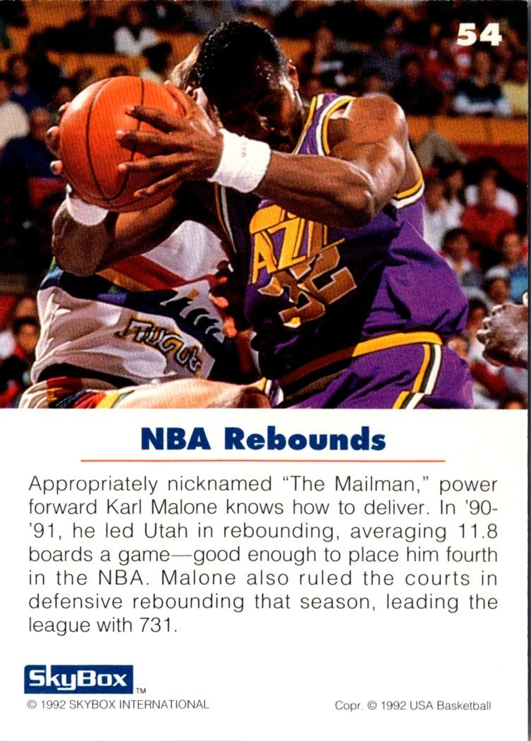 1992 SkyBox USA Karl Malone