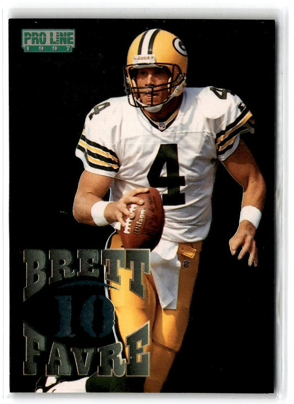 1997 Pro Line Gems of the NFL Redemption Brett Favre #6