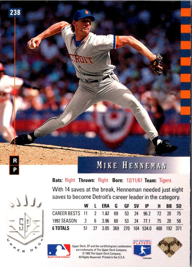 1993 SP Mike Henneman