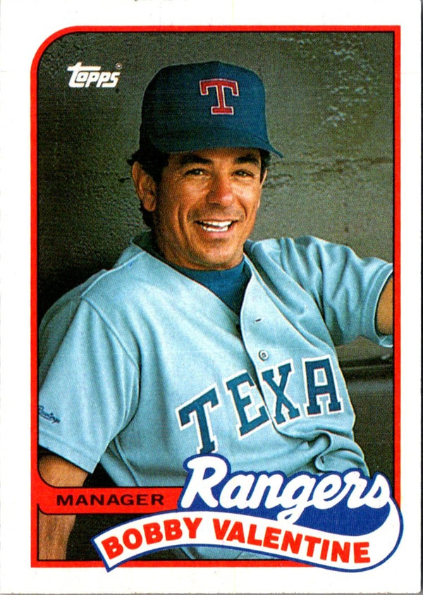 1989 Topps Bobby Valentine #314