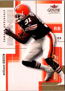 2003 Fleer Genuine Insider William Green