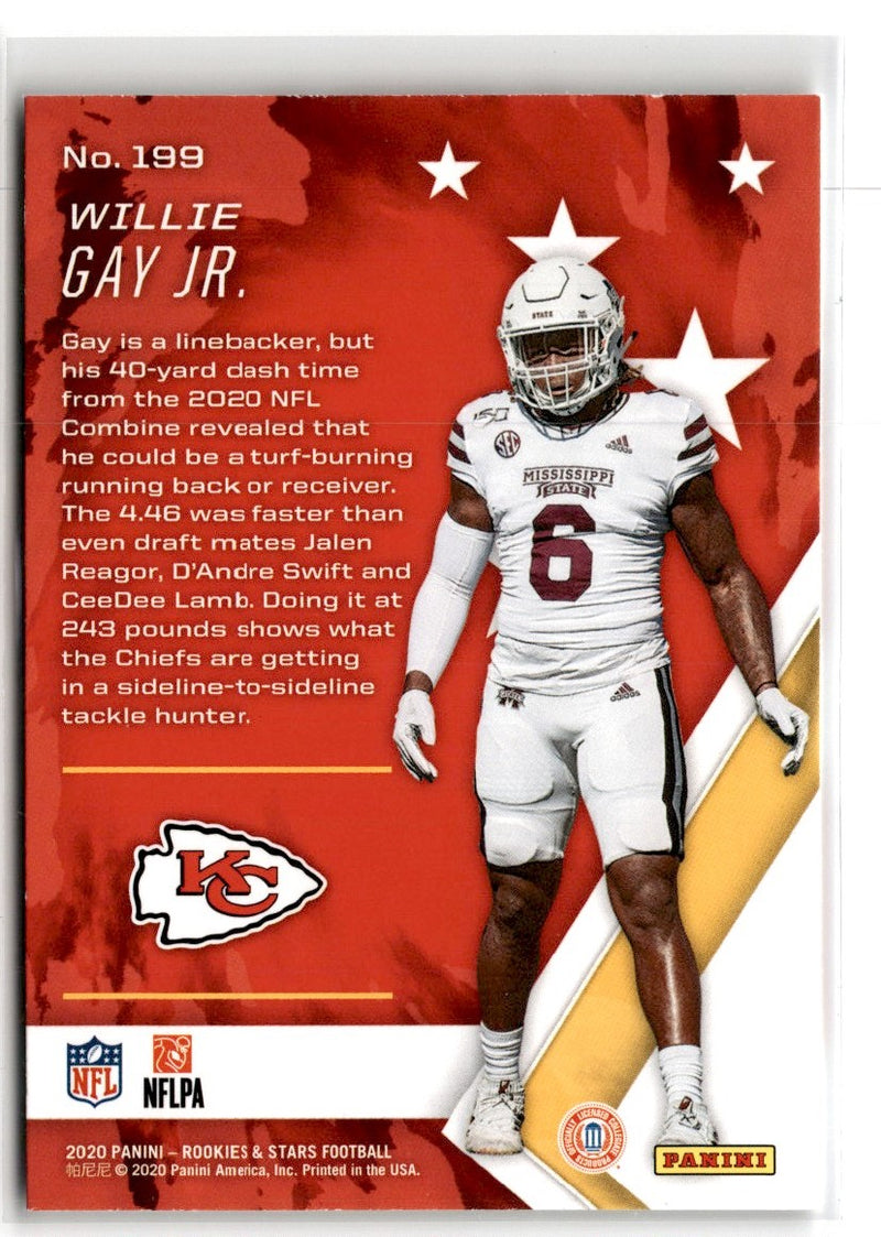 2020 Panini Rookies & Stars Red Willie Gay Jr.