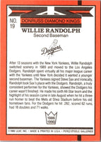 1990 Donruss Super Diamond Kings Willie Randolph #19