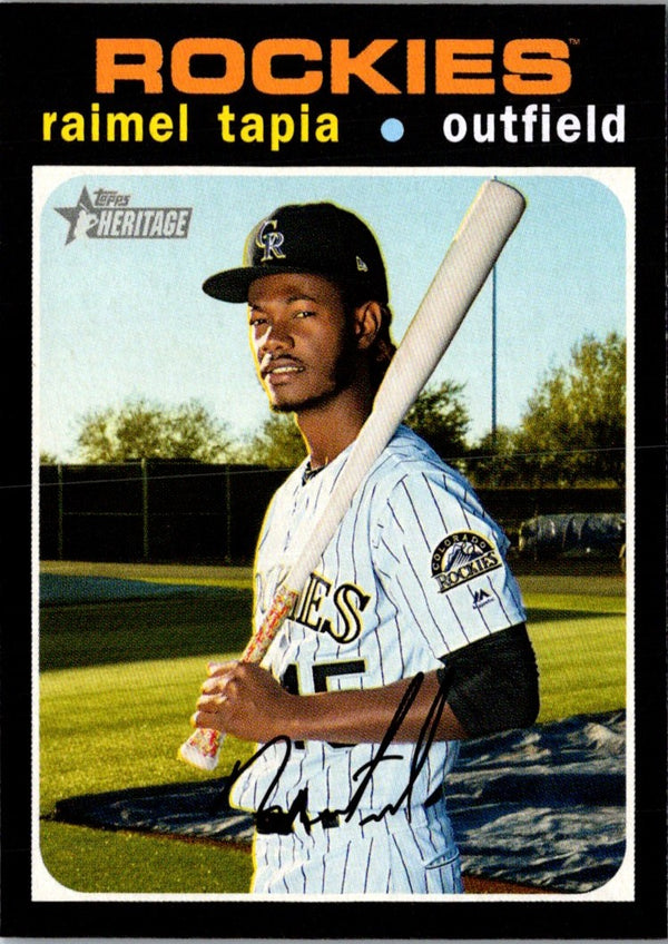 2020 Topps Heritage Raimel Tapia #135