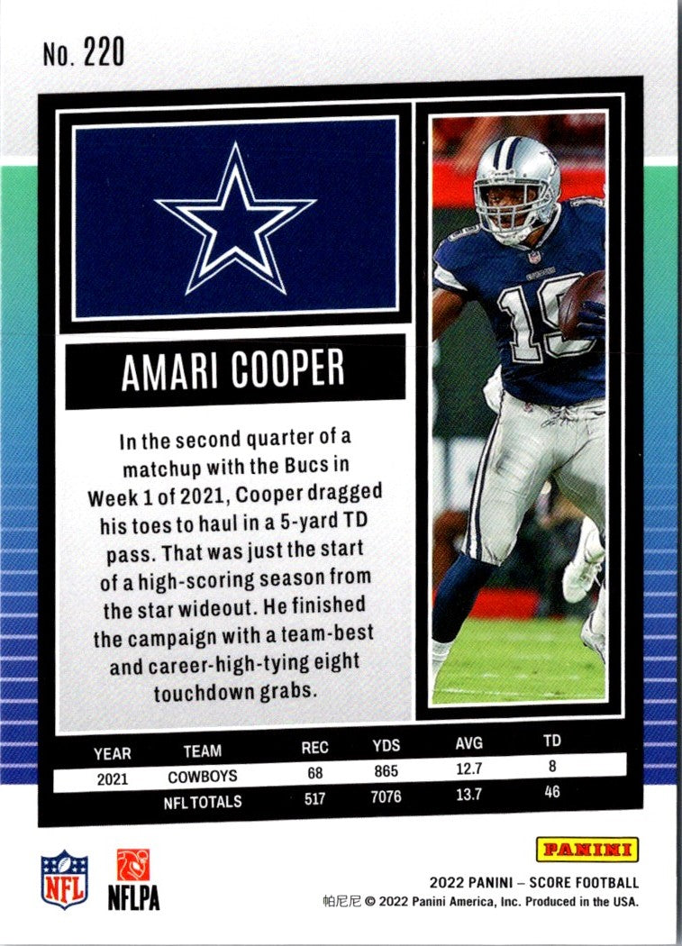 2022 Score Amari Cooper