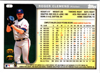 1999 Topps Opening Day Roger Clemens #2