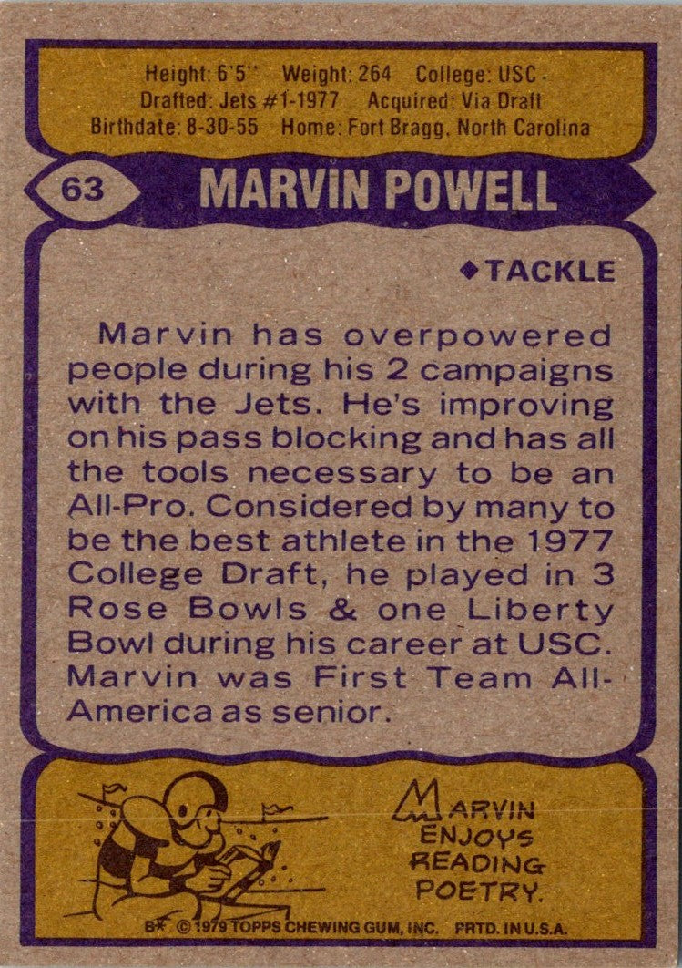 1979 Topps Marvin Powell