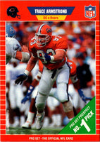 1989 Pro Set Trace Armstrong #487 Rookie