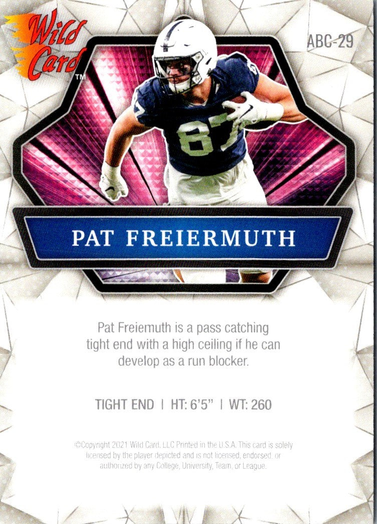 2021 Wild Card Pat Freiermuth