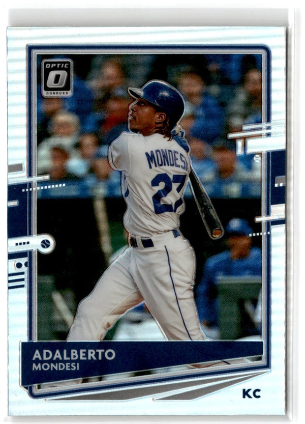 2020 Donruss Optic Carolina Blue and White Adalberto Mondesi #171