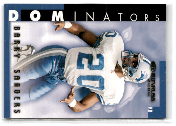 2000 Donruss Dominators Barry Sanders #D-8 0731/5000