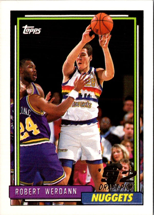 1992 Topps Robert Werdann #394