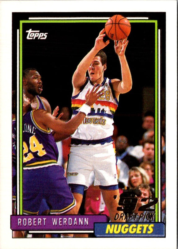 1992 Topps Robert Werdann #394