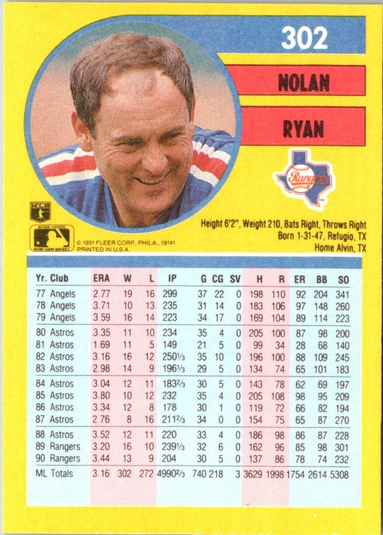1998 Fleer Nolan Ryan