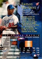 1996 Stadium Club Ramon Martinez #140