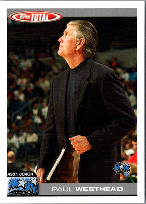 2004 Topps Total Paul Westhead #402