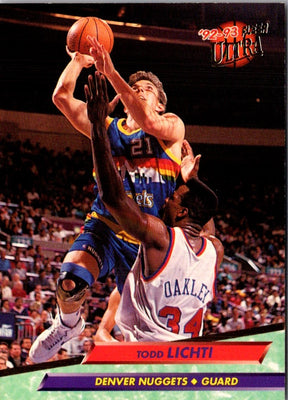 1992 Ultra Todd Lichti #51