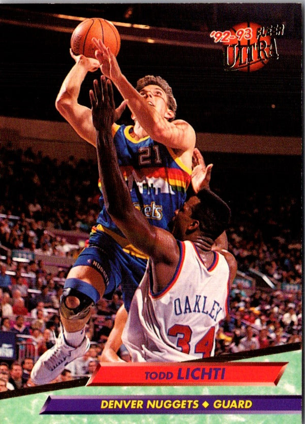 1992 Ultra Todd Lichti #51
