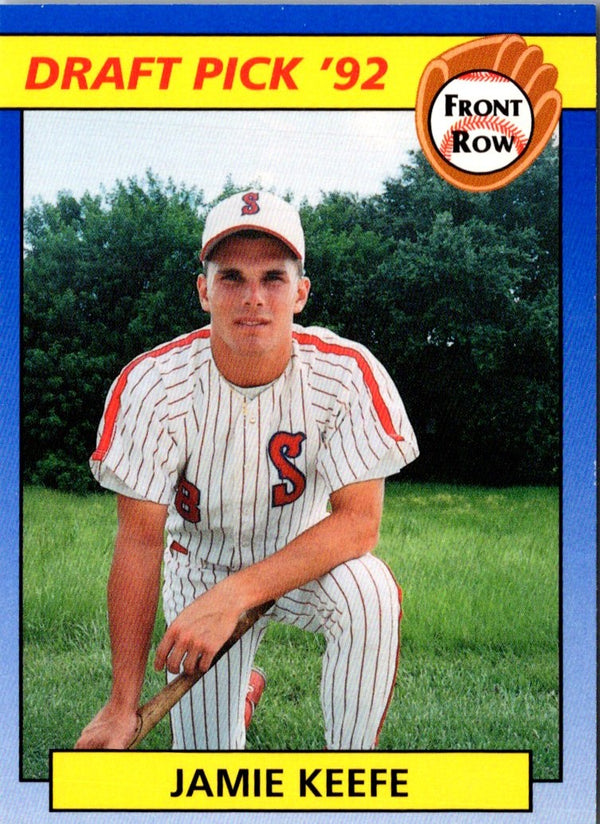 1992 Front Row Draft Picks Jamie Keefe #42