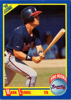 1990 Score Mark Lemke #593
