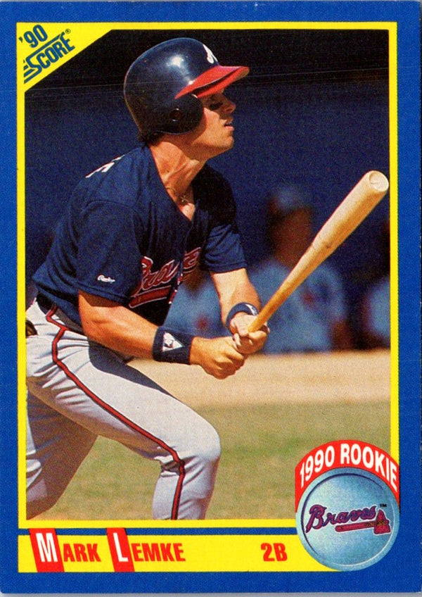 1990 Score Mark Lemke #593