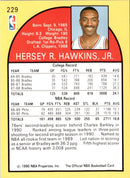 1990 Hoops Hersey Hawkins