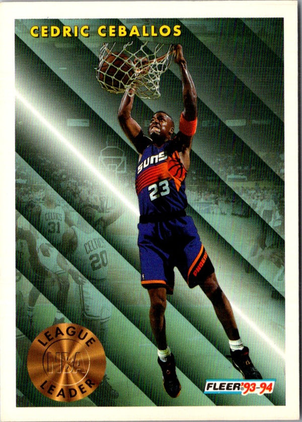 1993 Fleer Cedric Ceballos #222