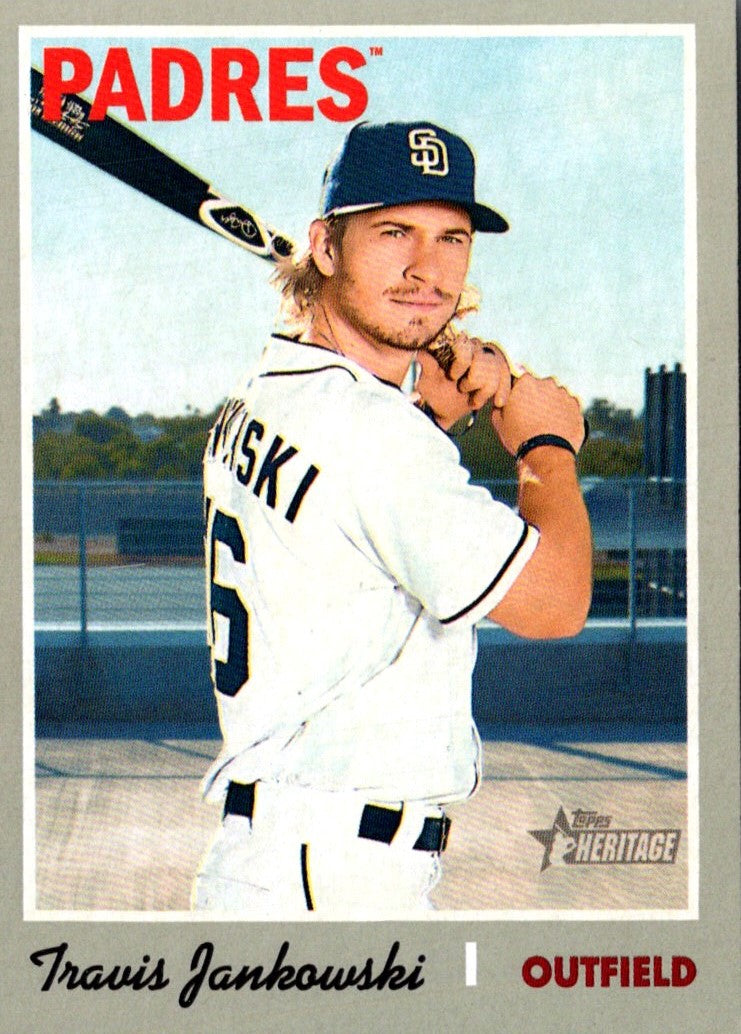 2019 Topps Heritage Travis Jankowski