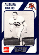 1989 Collegiate Collection Auburn Coke 580 Morris Savage