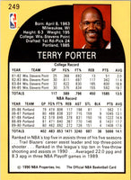 1990 Hoops Terry Porter #249B