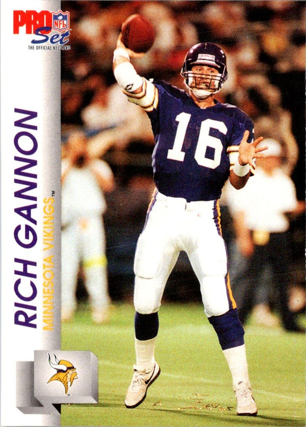 1992 Pro Set Rich Gannon #566